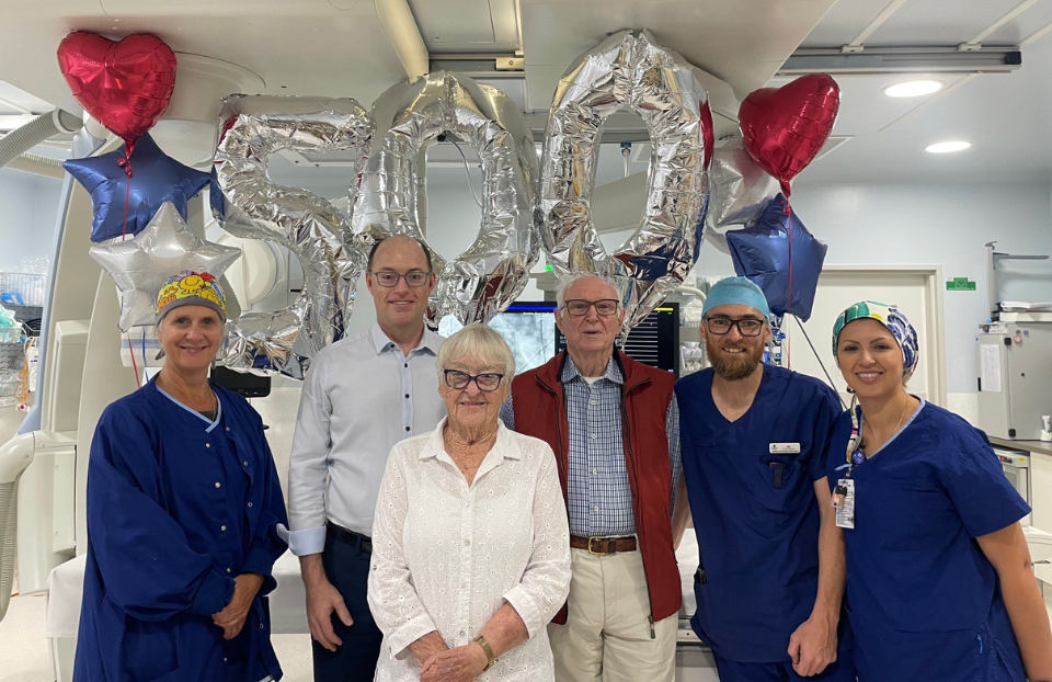 Milestone 500th innovative heart procedure performed at Sunshine Coast University Private Hospital